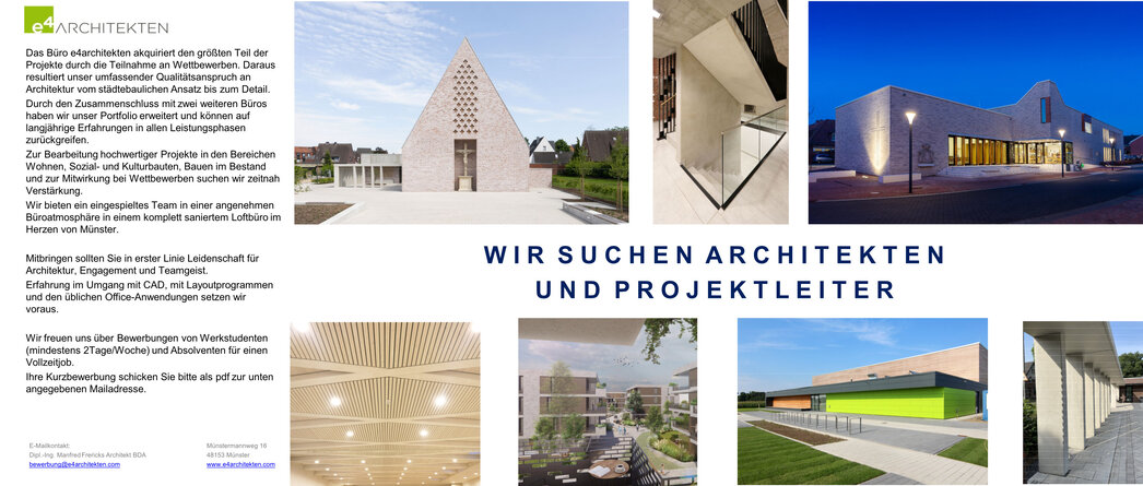 Architekten und Projektleiter (m/w/d) in Münster